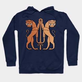 Mycenaean Lions Hoodie